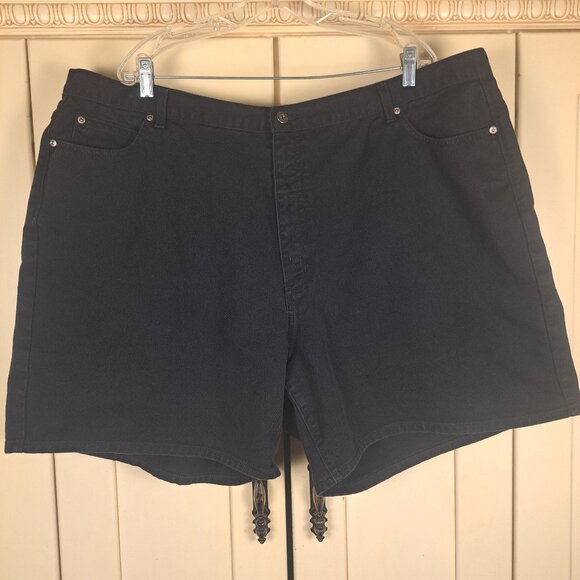 VENEZIA JEANS CO Women's Black Denim Jean Shorts Size 28 - Picture 1 of 8